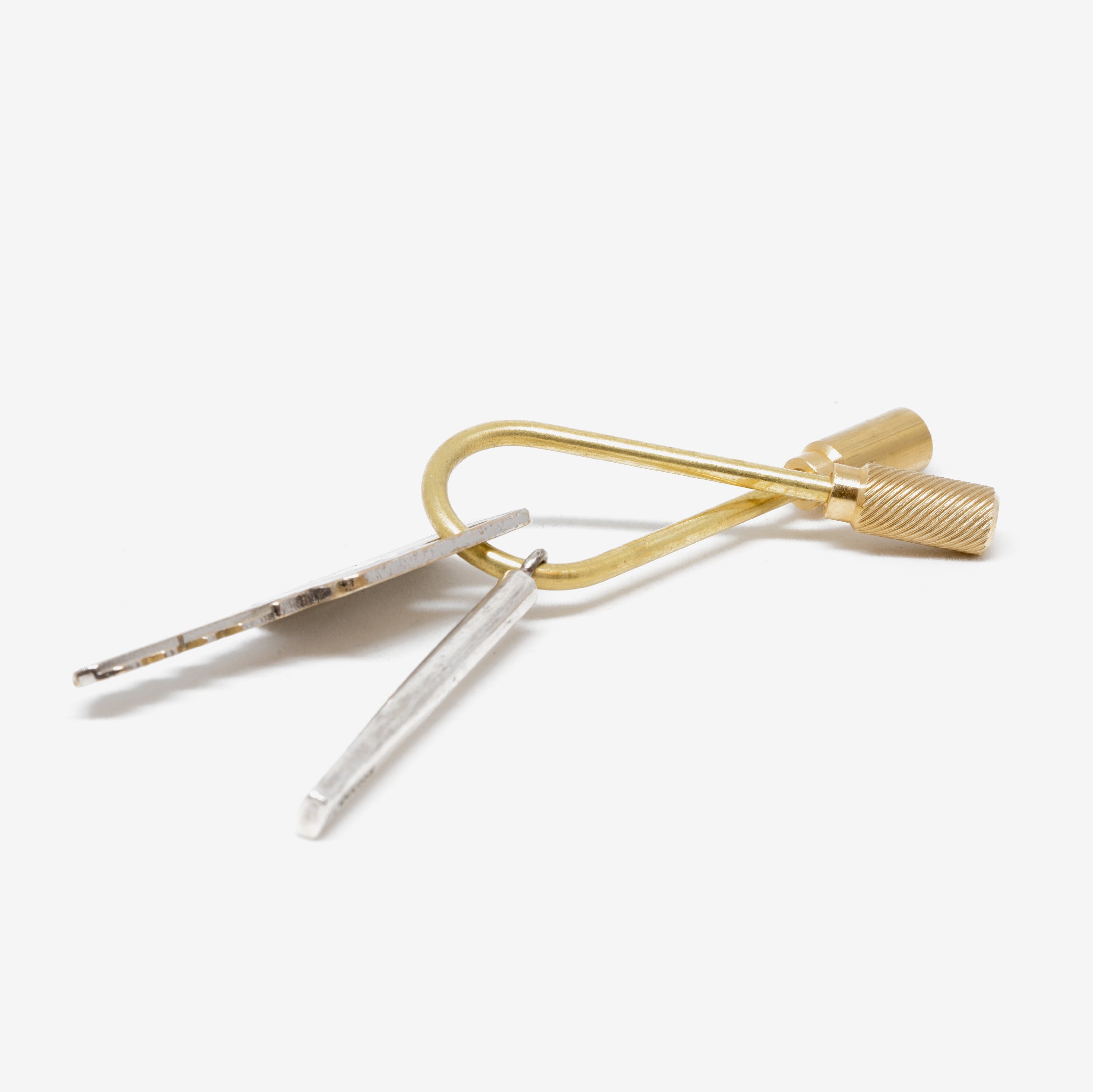 Closed helix keyring