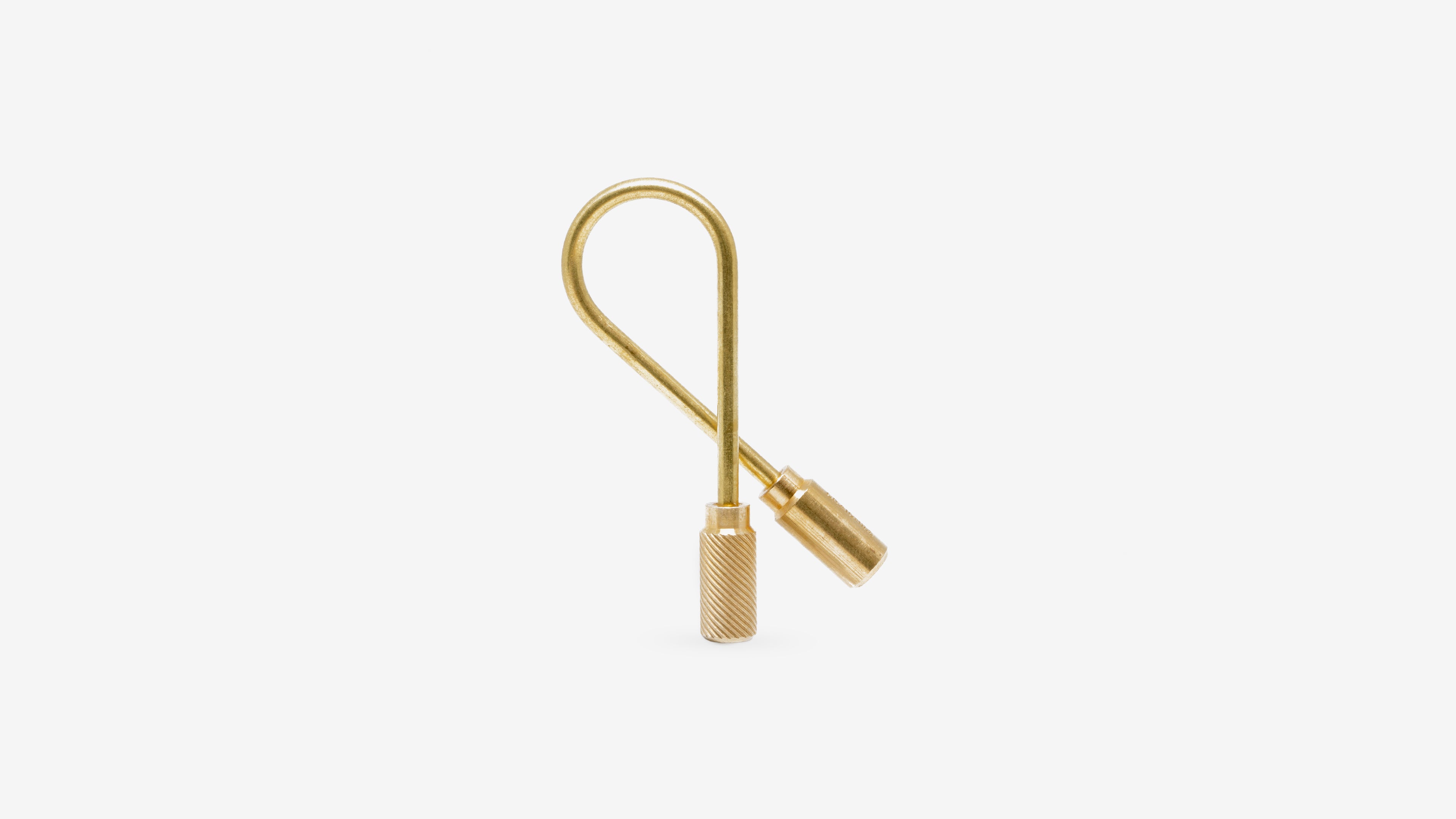 Closed helix keyring