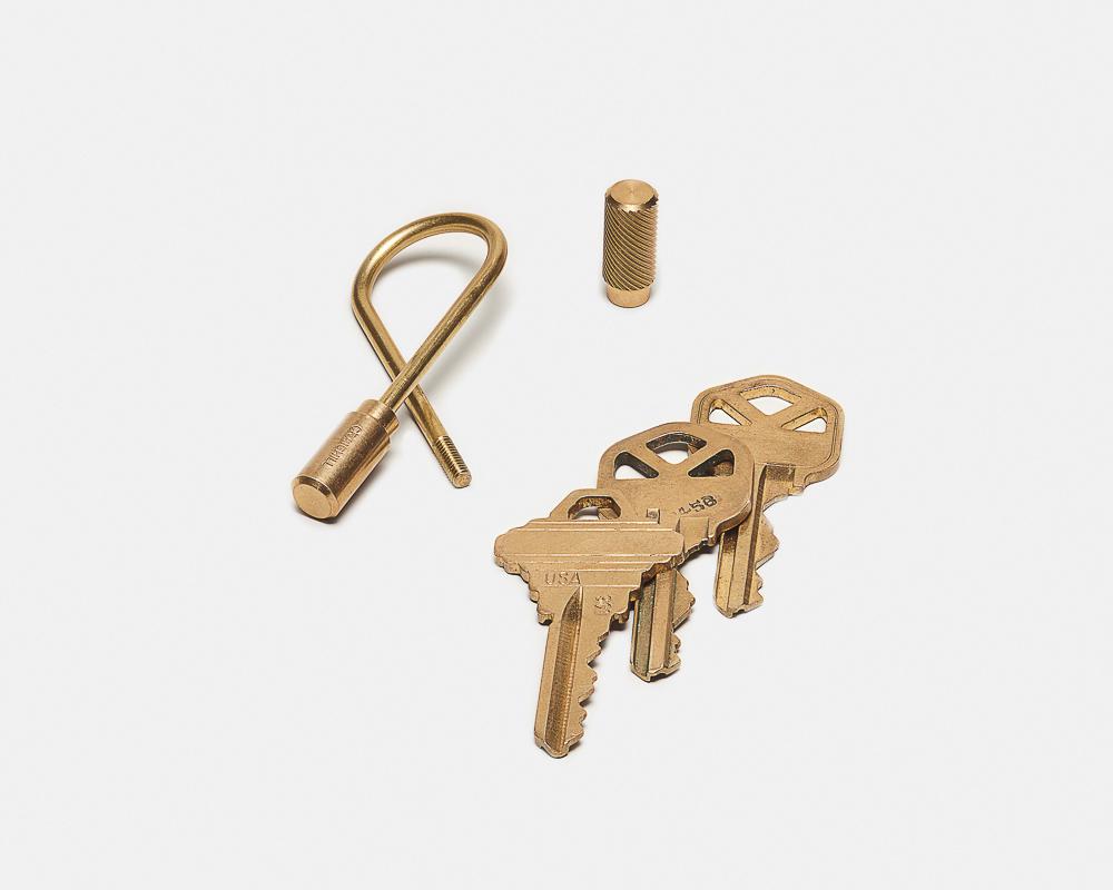 Closed helix keyring