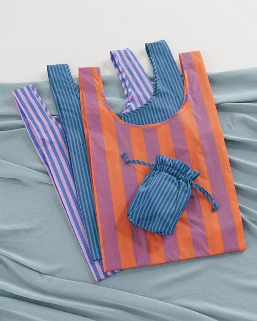 Standard baggu set of 3 - stripe confection