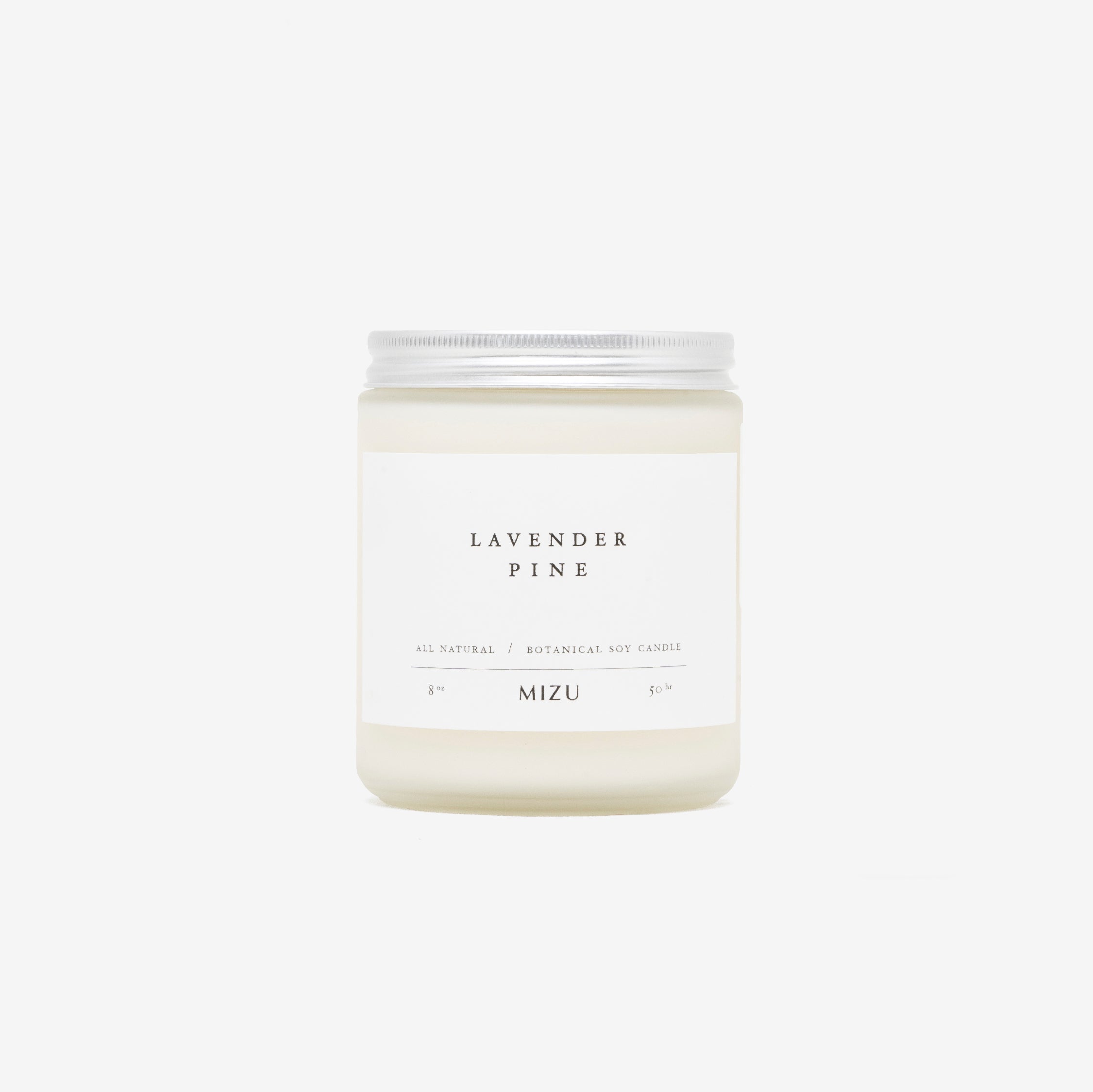Lavender pine essential oil candle