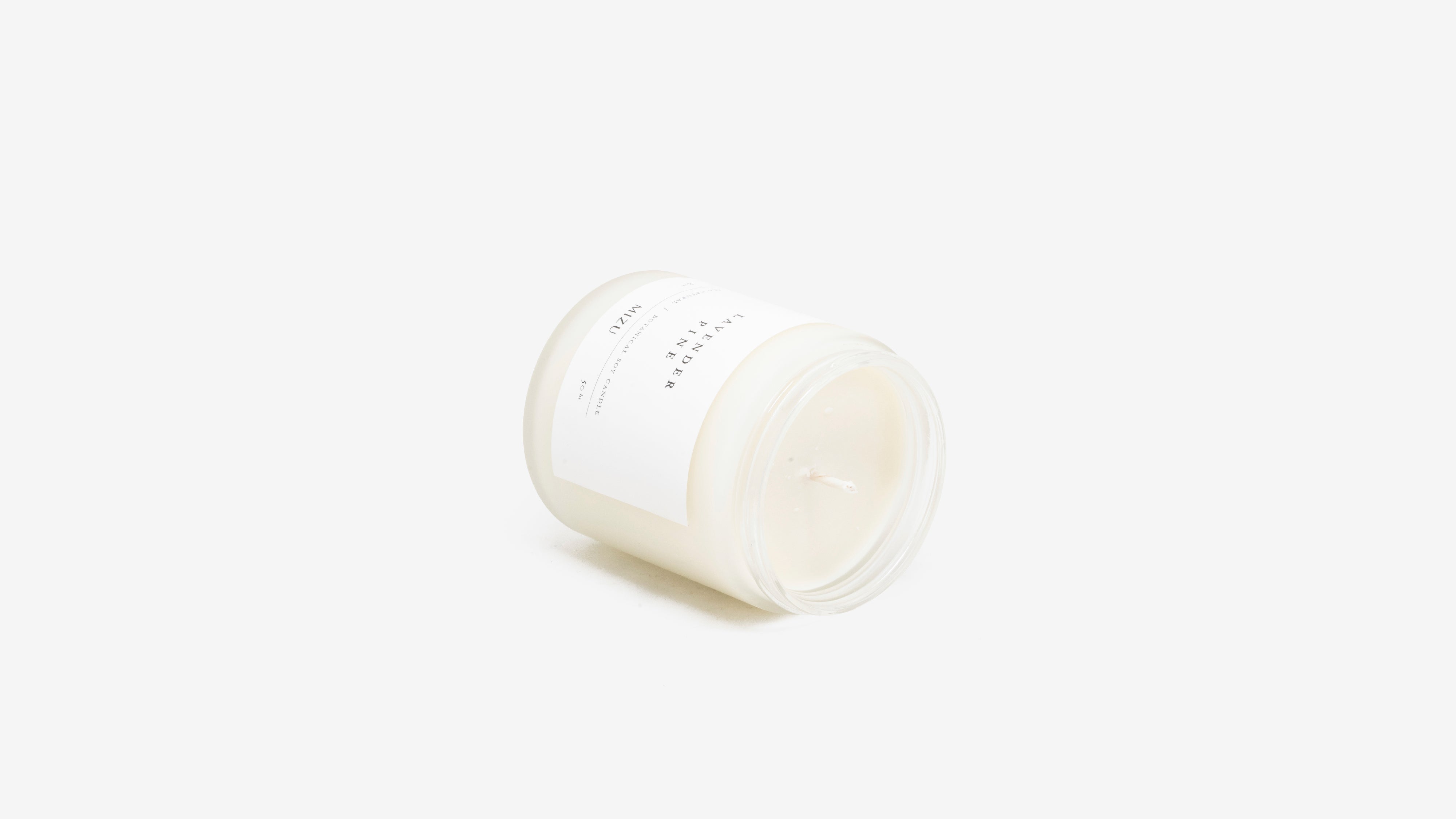 Lavender pine essential oil candle
