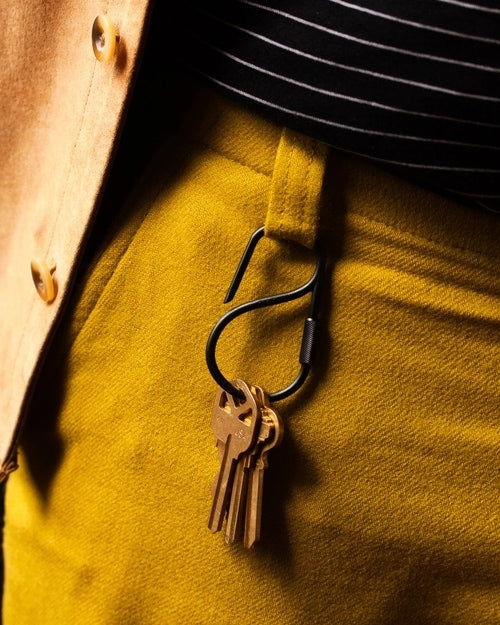 Offset keyring