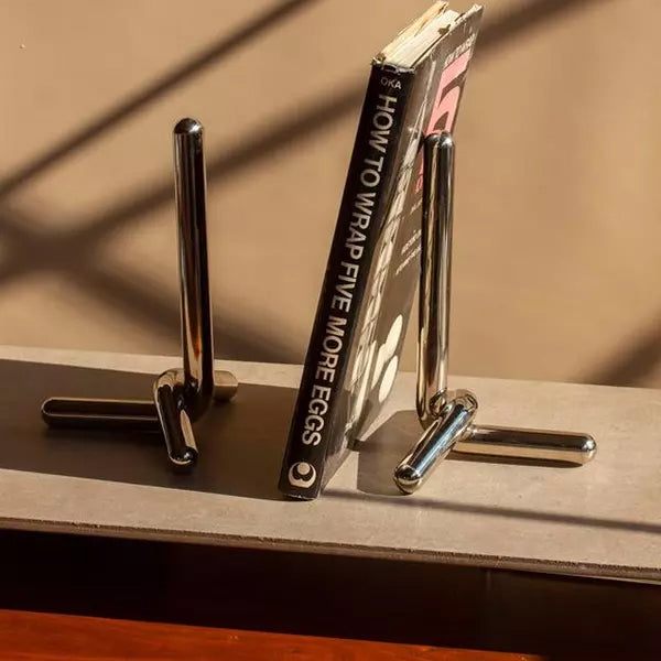 Cal bookend - Nickel pair