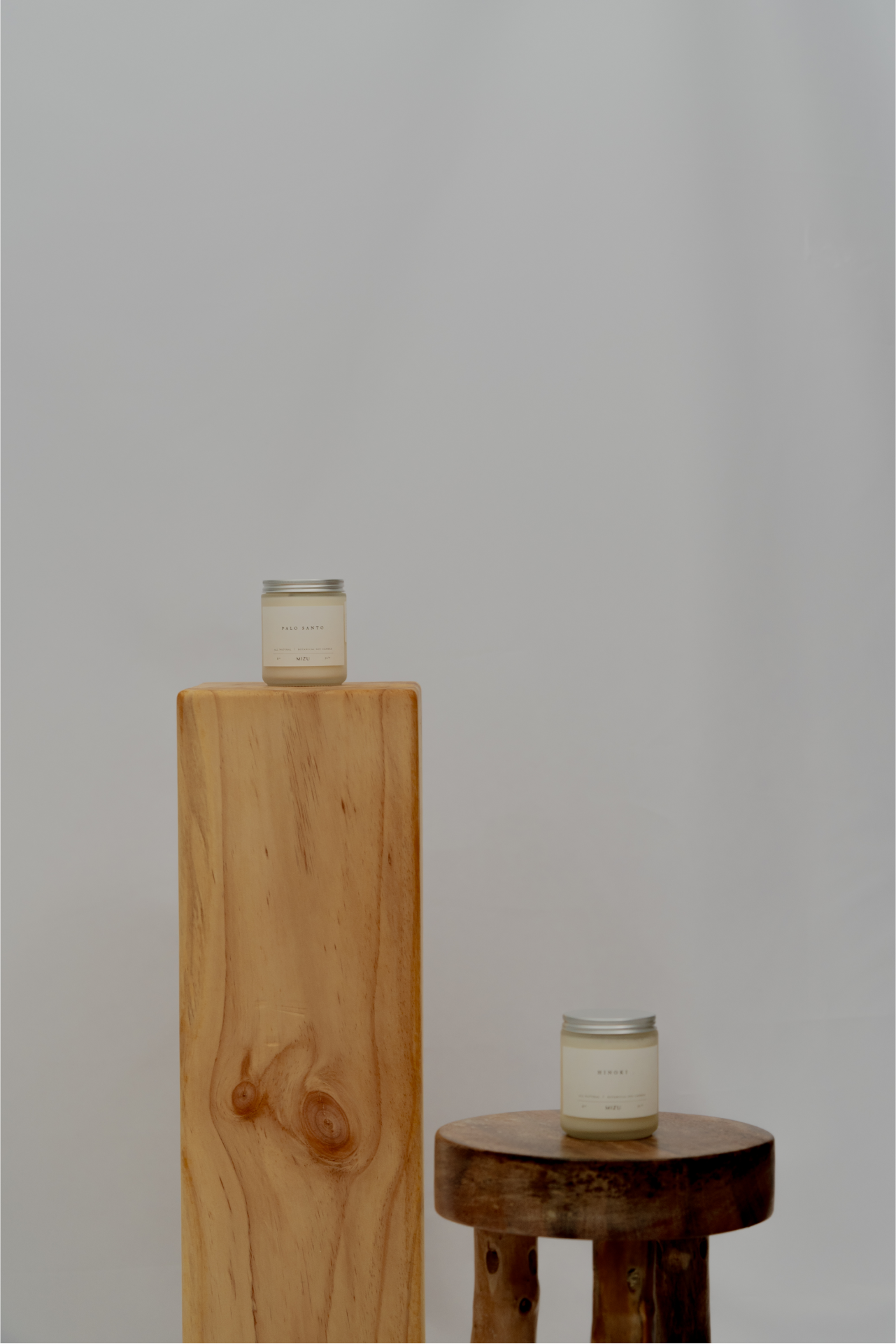 Hinoki essential oil candle