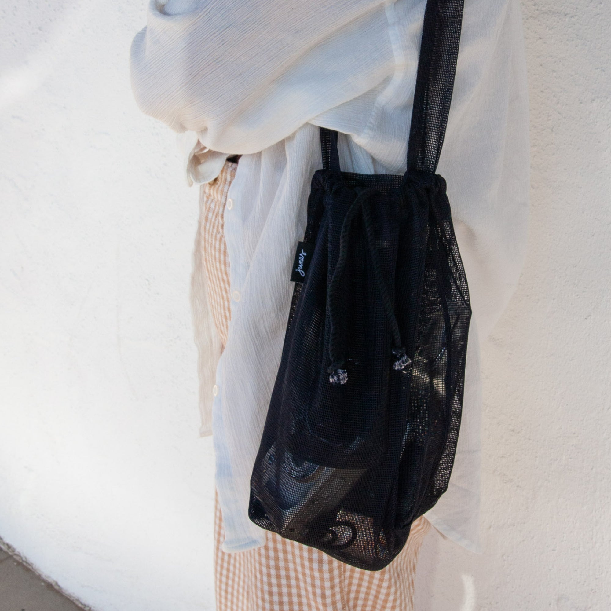 The saco tote in bio-knit