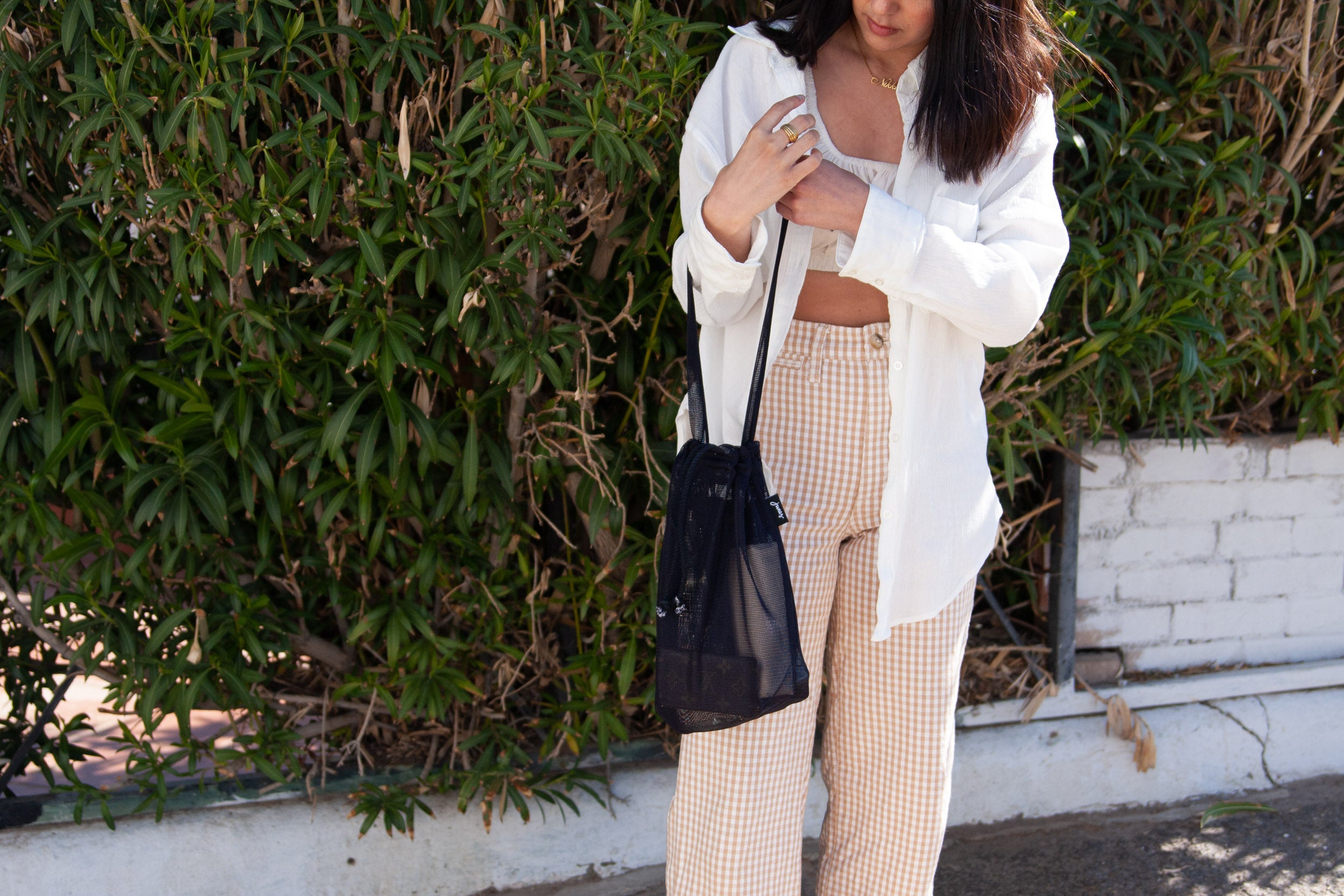 The saco tote in bio-knit