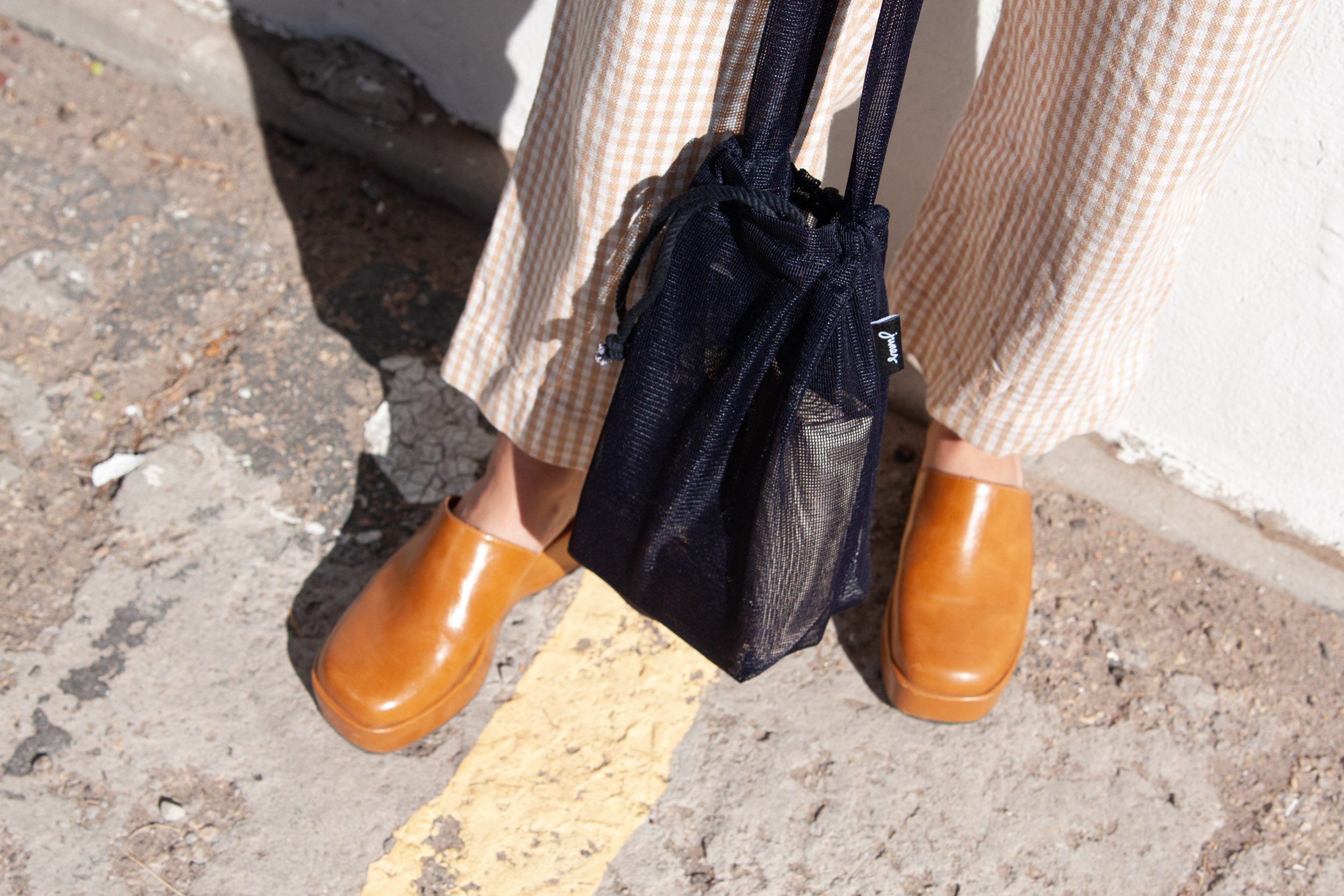 The saco tote in bio-knit