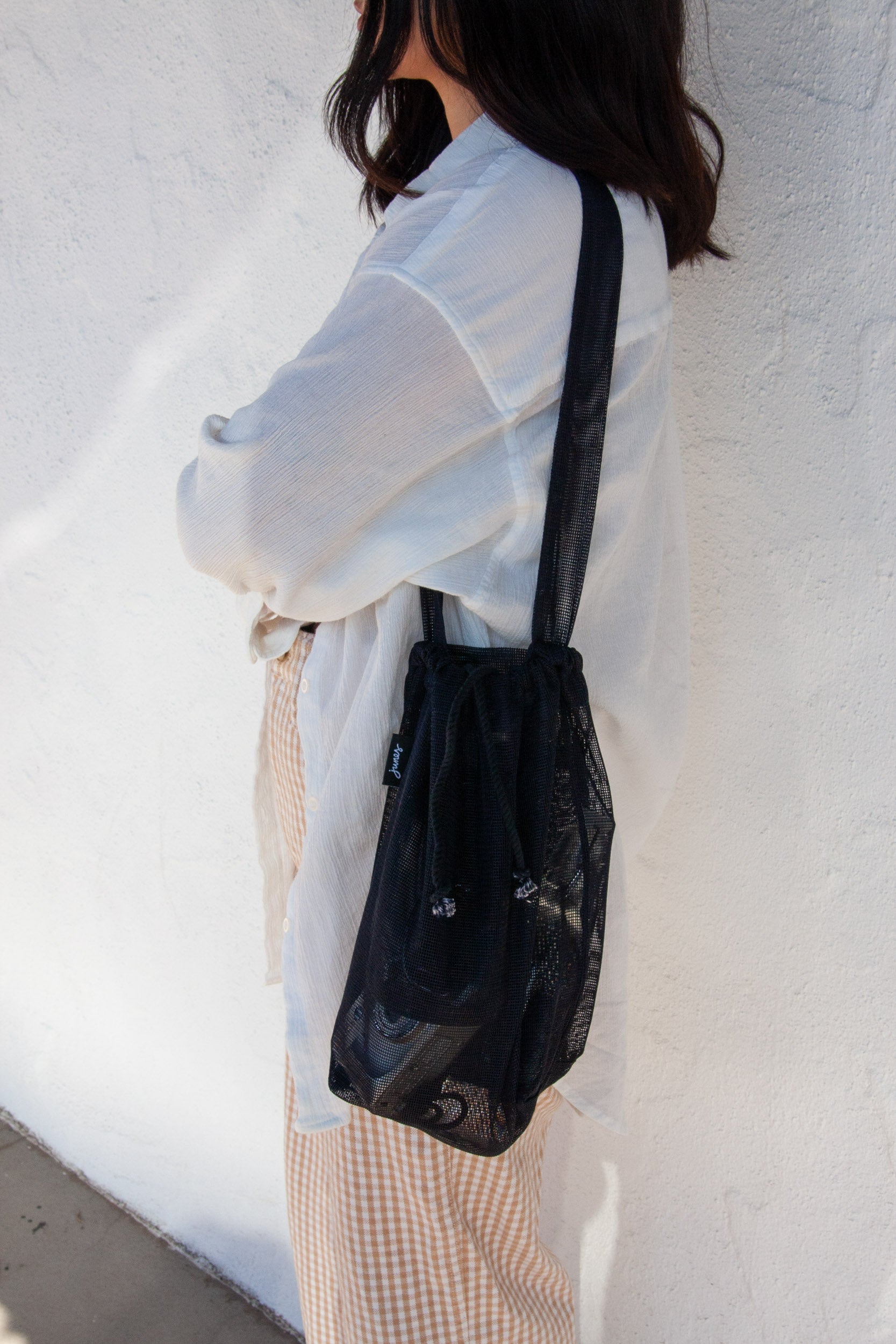 The saco tote in bio-knit